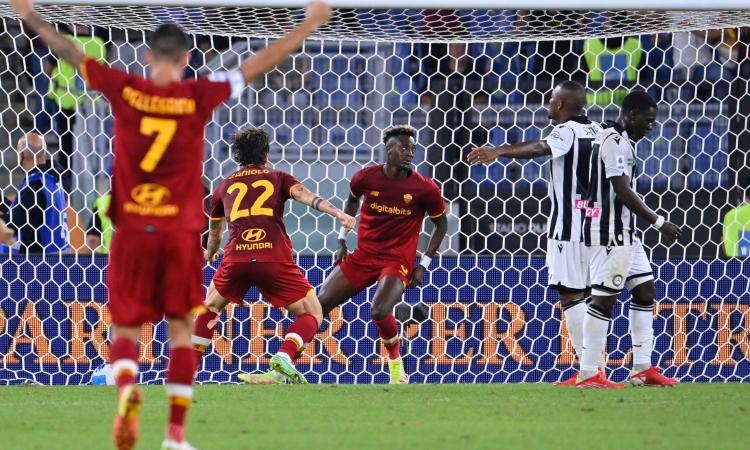 Roma-Udinese, le pagelle di CM: Abraham da smoking, Deulofeu indiavolato
