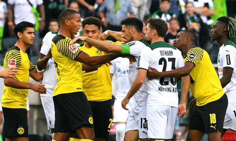 Bundesliga: il Lipsia ne fa 6 all'Hertha. Crollo Wolfsburg, Leverkusen 2° con Wirtz. Gladbach-Dortmund 1-0