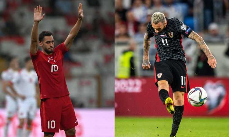 Calhanoglu e Brozovic mandano messaggi all'Inter: gol in nazionale, sono gli uomini-chiave di Inzaghi