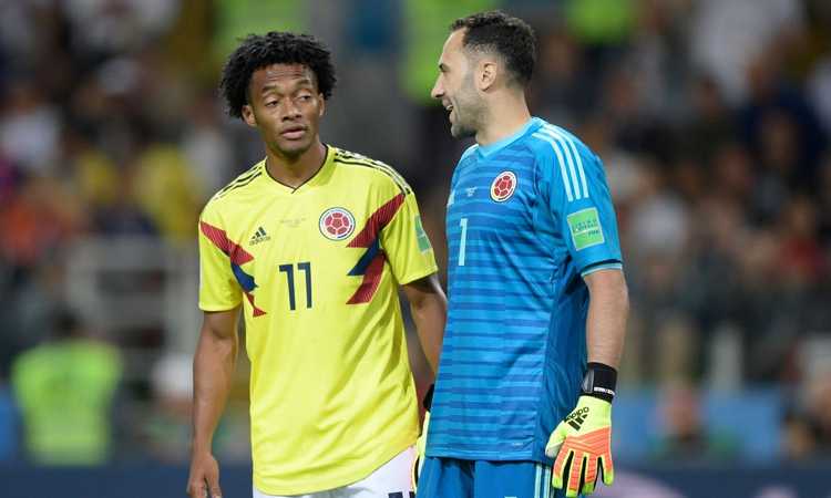 Sudamericani, alleanza Juve-Napoli: Cuadrado e Ospina sullo stesso aereo