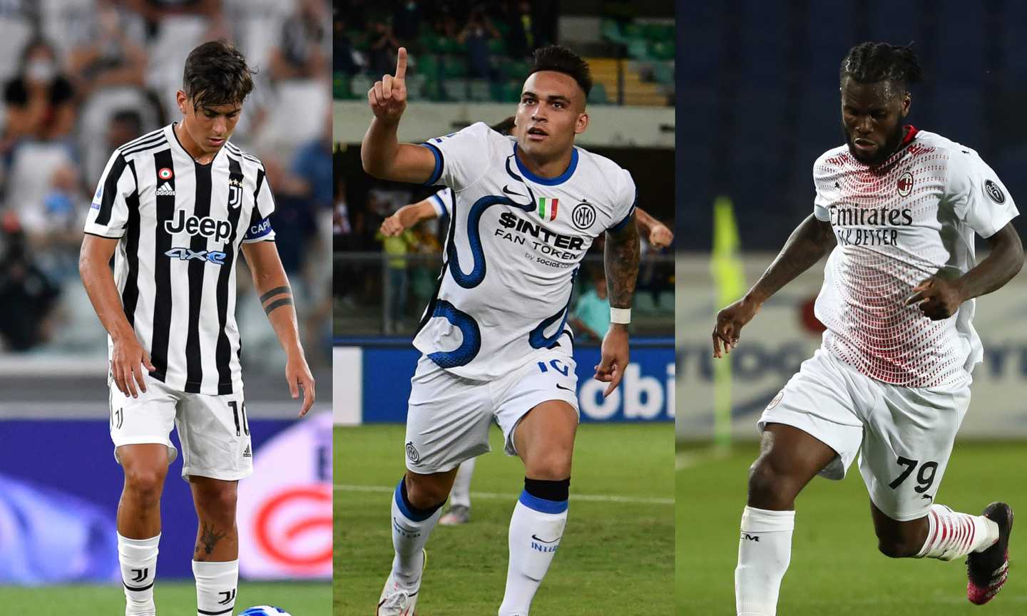 Inter: Lautaro blindato, Dybala e Kessié spine per Juve e Milan