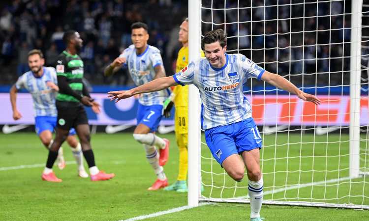Bundesliga: Ekkelenkamp brilla al debutto, l'Hertha Berlino vince 2-1 in rimonta contro il Greuther Furth