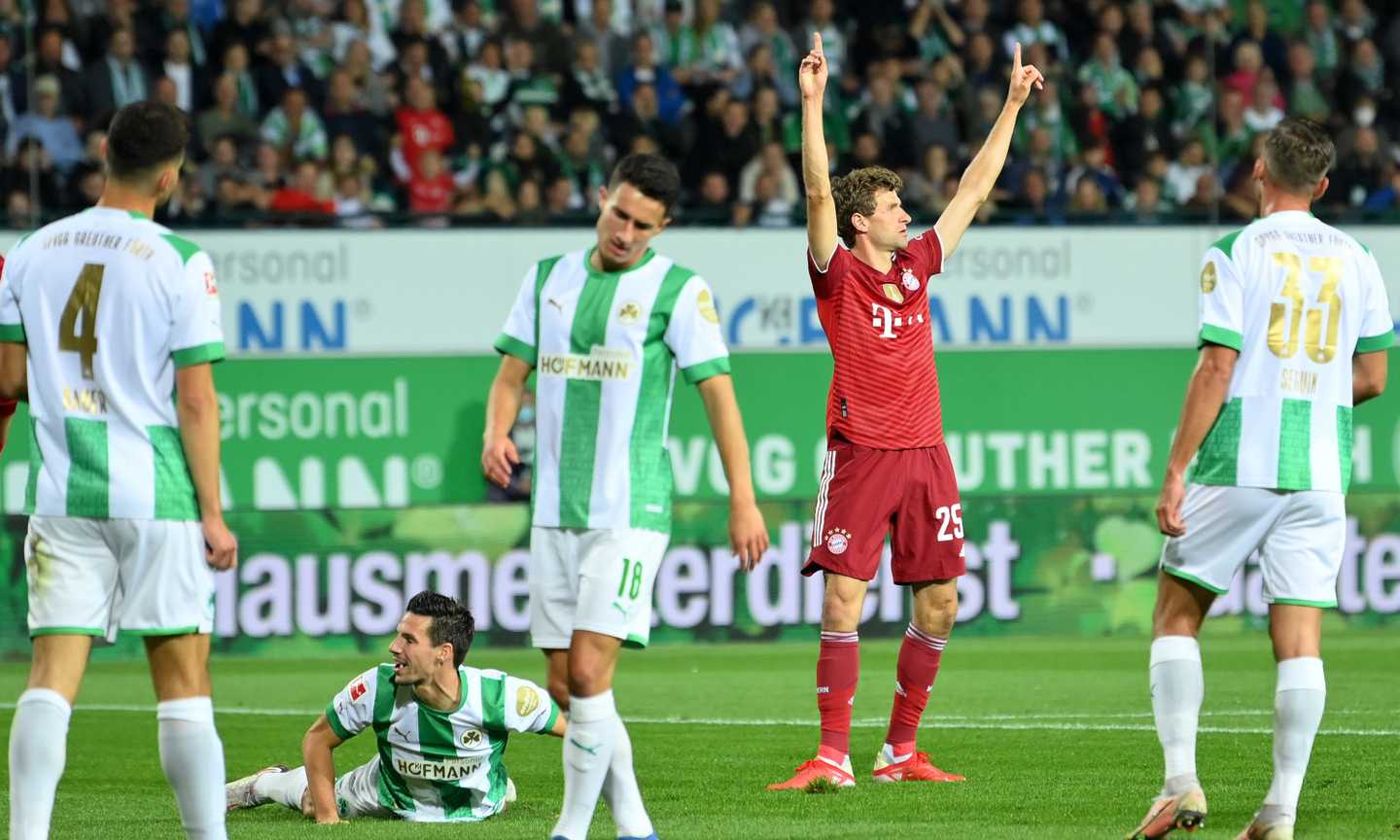 Bundesliga: tris del Bayern in dieci a Furth