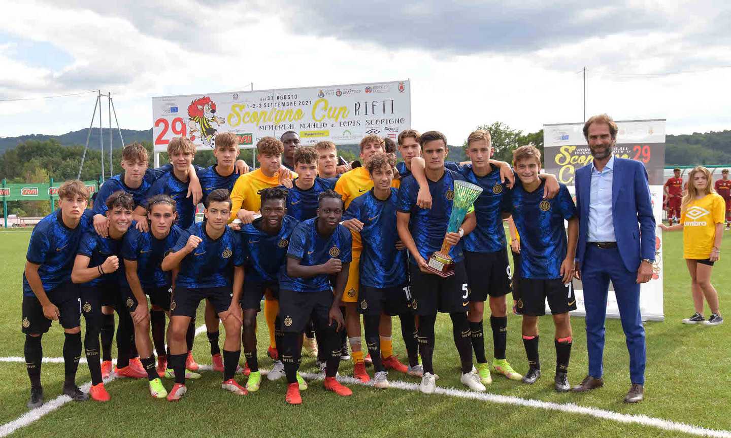 Scopigno Cup: l'Inter batte la Roma in finale, ecco tutti i giovani premiati