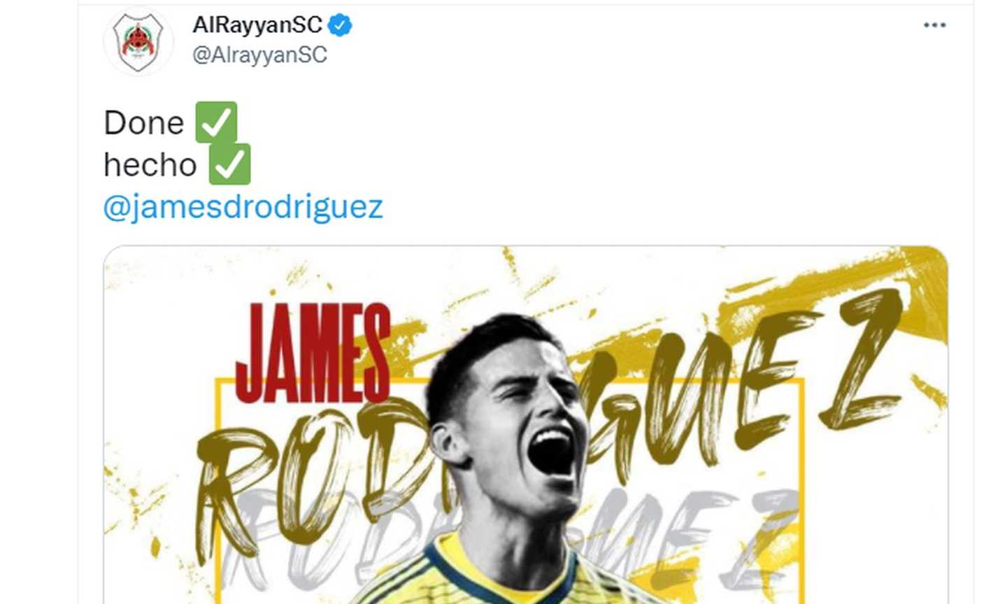 Al Rayyan, UFFICIALE: ecco James Rodriguez. E' stato nel mirino del Milan