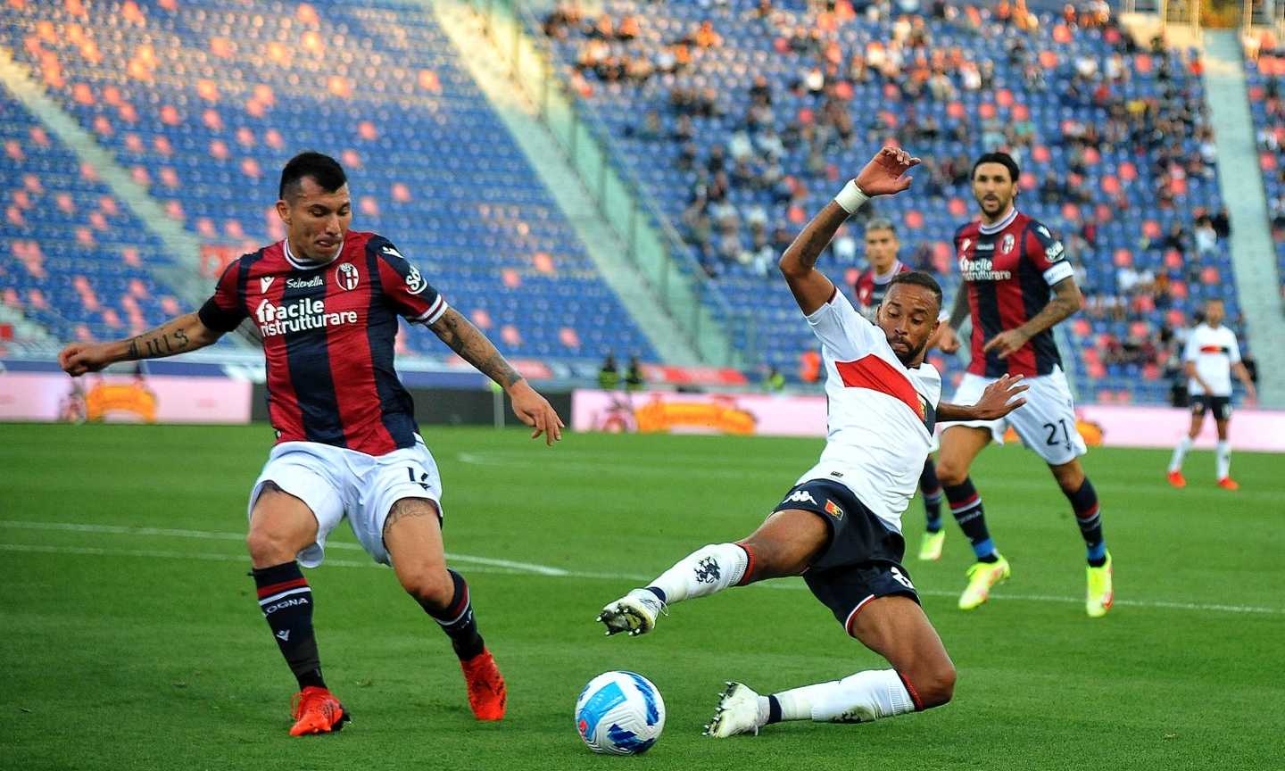 Genoa, le condizioni di Hernani e quanto starà fuori