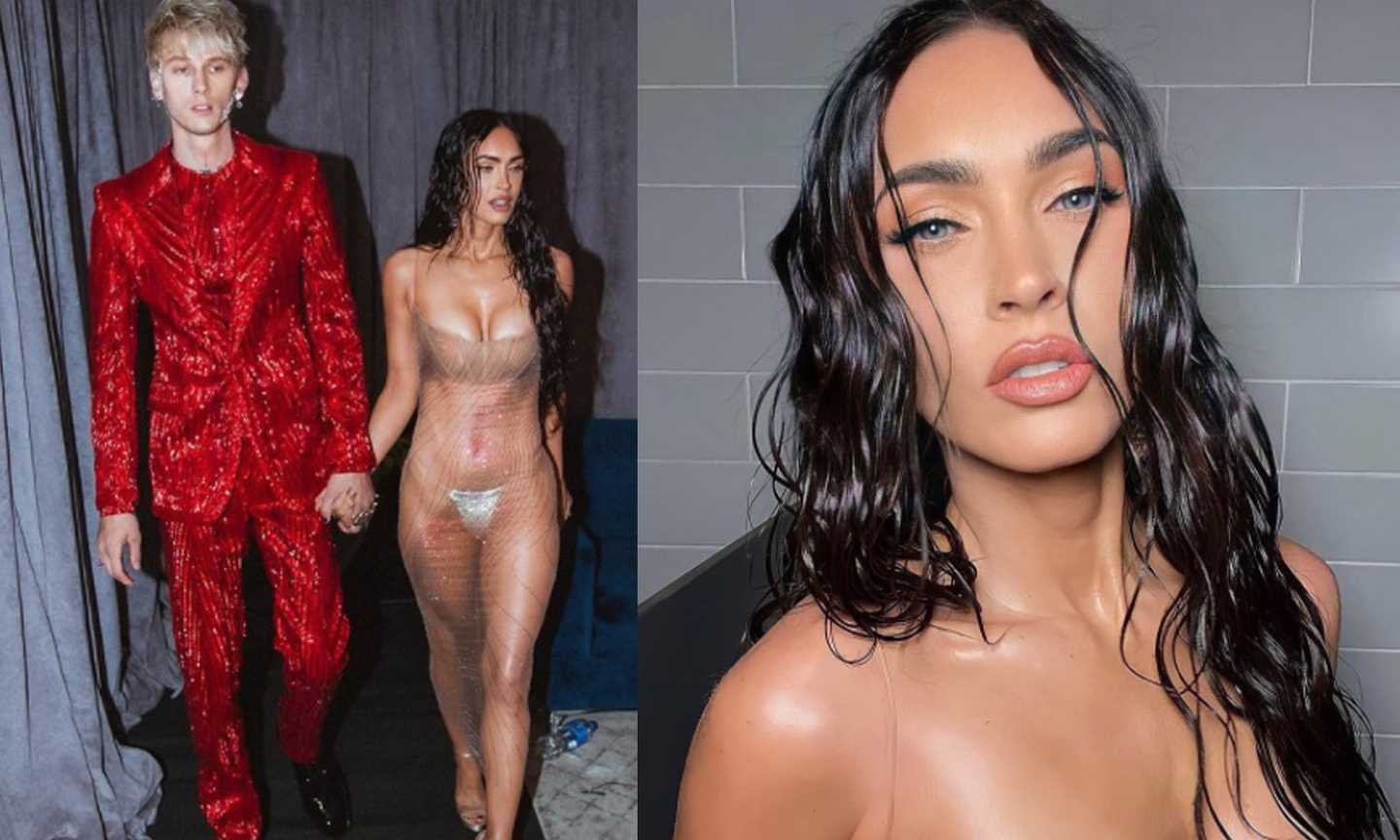 Megan Fox che trasparenze sul palco dei Video Music Awards! FOTO Il suo fidanzato fa infuriare Conor McGregor 