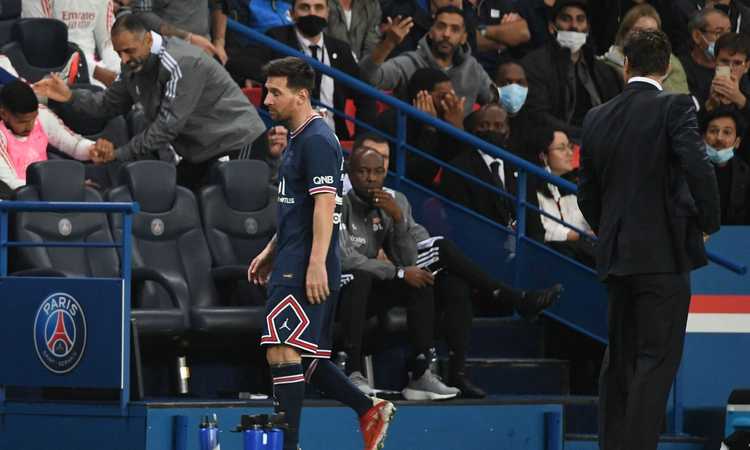 PSG, contusione al ginocchio per Messi: il bollettino