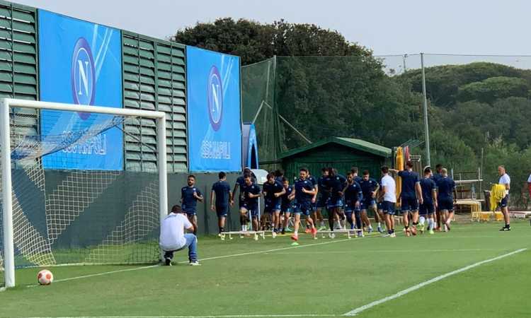 Napoli, l'allenamento di oggi: lavoro in vista della Fiorentina, resta fuori Lobotka