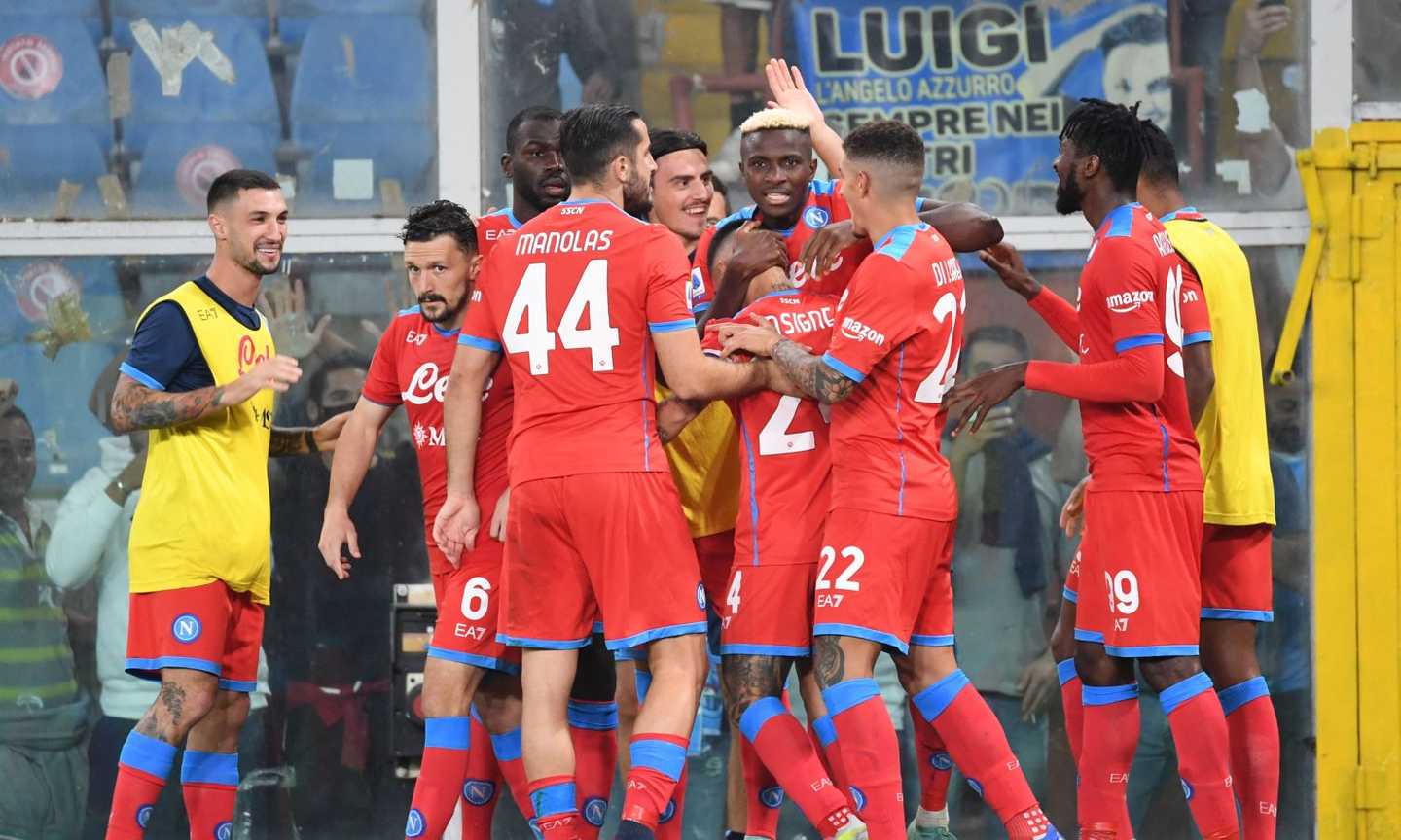 Sampdoria-Napoli 0-4: il tabellino