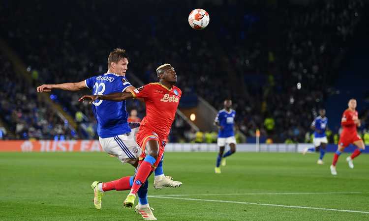 Leicester-Napoli, le pagelle di CM: che Osimhen! Malcuit non tiene Barnes, dov'è Zielinski?