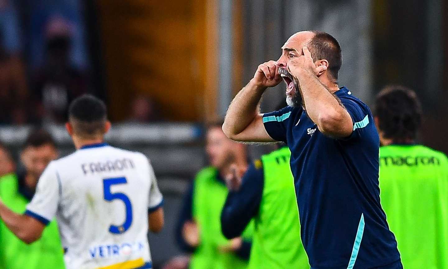 Verona, Tudor: 'Sono arrabbiato, partita riaperta da un regalo dell'arbitro'