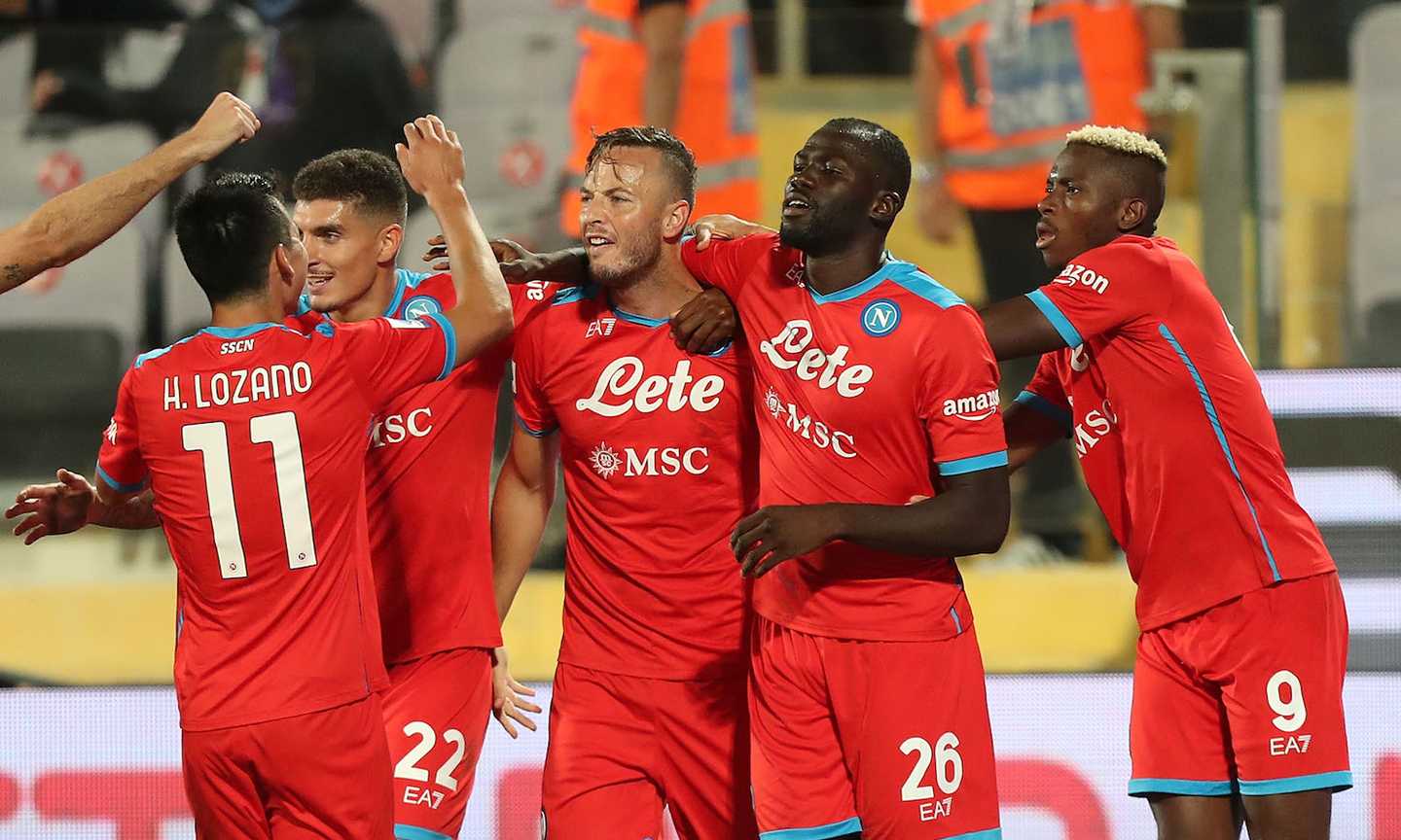 Sette su sette, il Napoli vince ancora in rimonta. Solita storia: la Fiorentina con le più forti non la spunta mai 