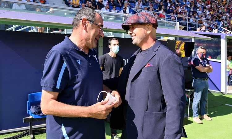 Lazio, Sarri allibito e inascoltato: è buio pesto. Il Bologna salva Mihajlovic