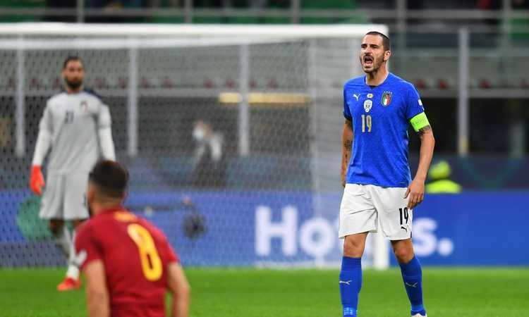 La pagella: Bonucci da 4, voto 7 a Mancini che ha la forza di non giustificarlo