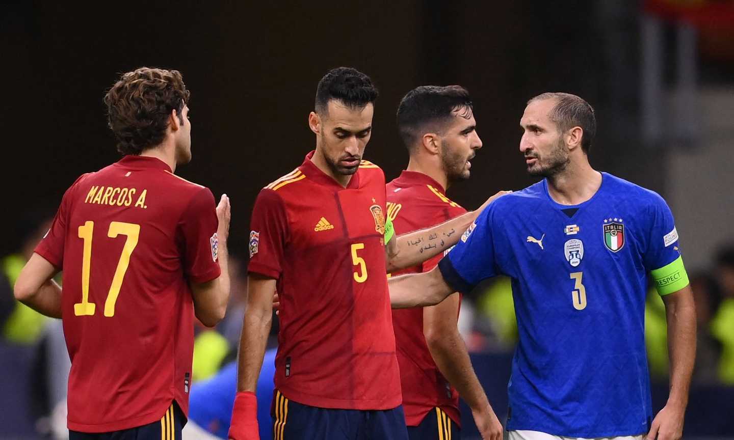 Italia, Chiellini: 'Il rosso a Bonucci? Non parliamo dell'arbitro, pensiamo a cosa potevamo fare meglio noi'