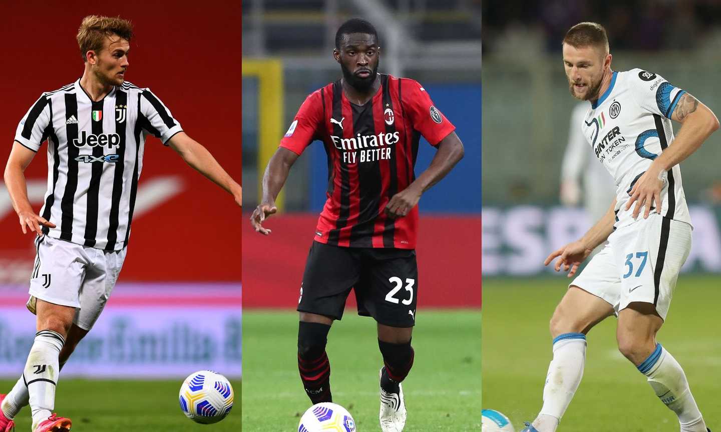 Serie A, le stelle giocano in difesa : la top 10 dei più cari, Tomori vale meno della metà di Skriniar. E De Ligt...