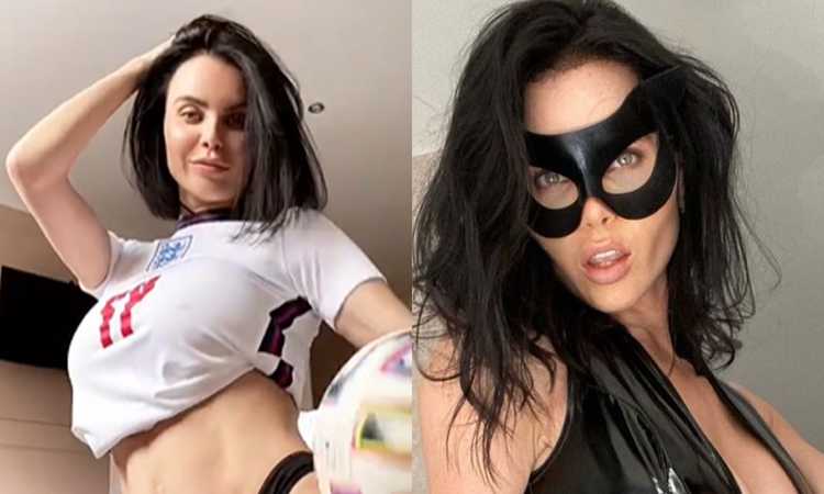 Miss Emma Glover tifa Inghilterra: che curve con la maglia di Foden! FOTO