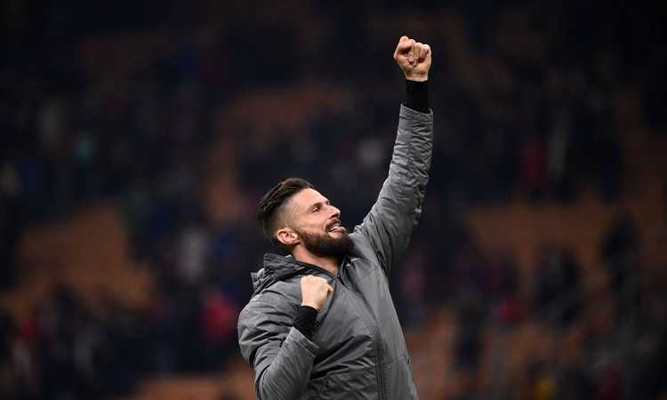 Giroud ha sfatato il tabù della maglia numero 9: Milan, è il tuo uomo-scudetto