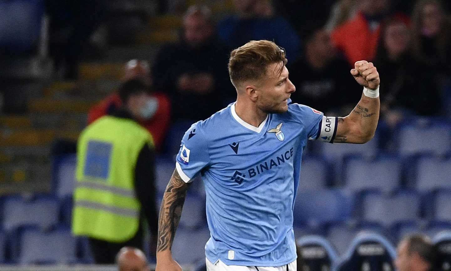 Lazio: Immobile festeggiato dai tifosi mette nel mirino la Salernitana