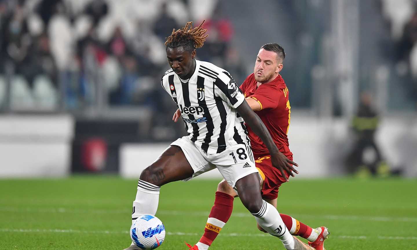 Roma-Juve, le formazioni ufficiali: Kean con Dybala, c'è Afena-Gyan con Maitland-Niles dal 1'