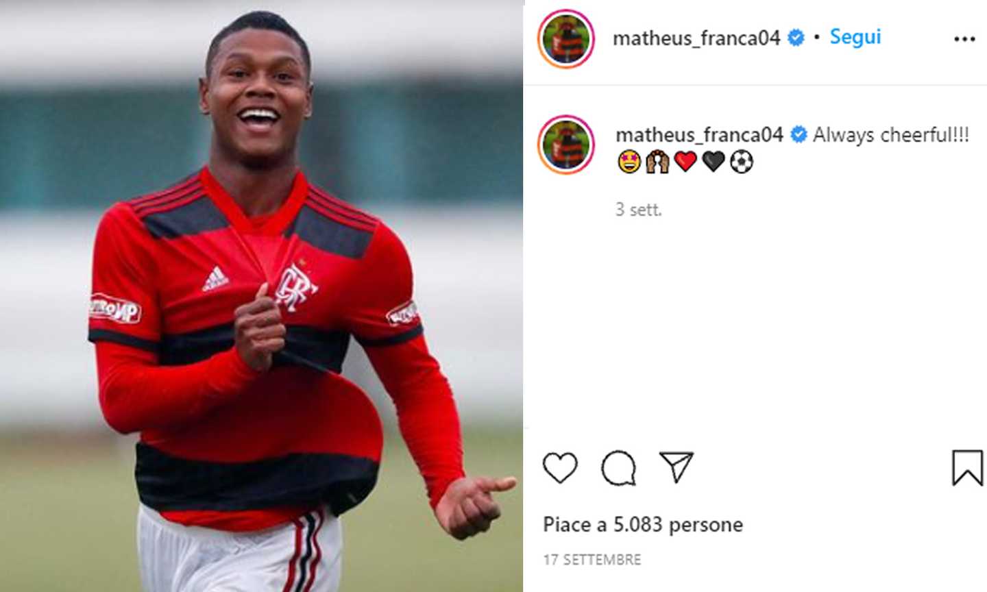 Real Madrid, occhio alla Premier per Matheus Franca