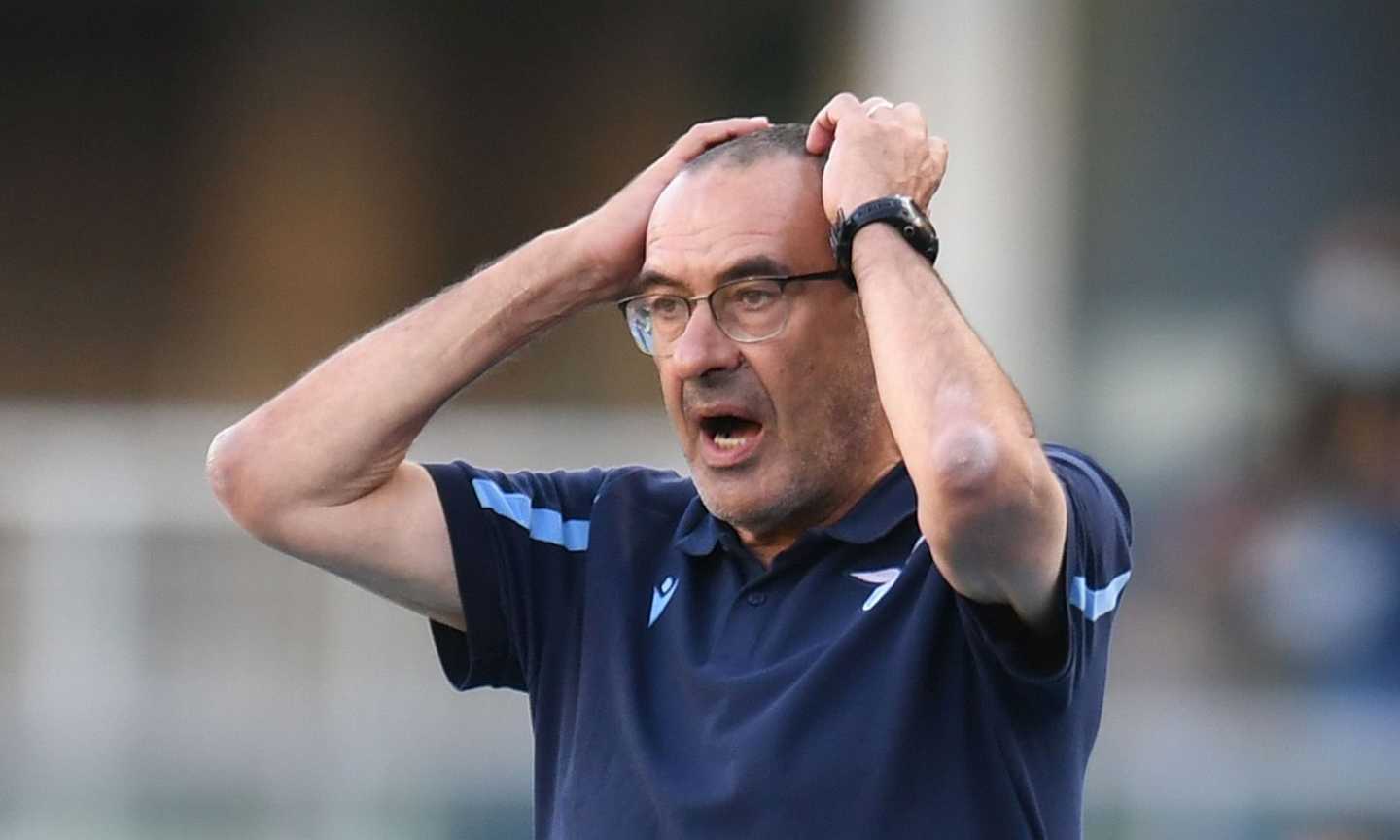 Lazio, l'amarezza di Sarri: 'Noi sfortunati, ma passo avanti nella prestazione. Su Luis Alberto...'