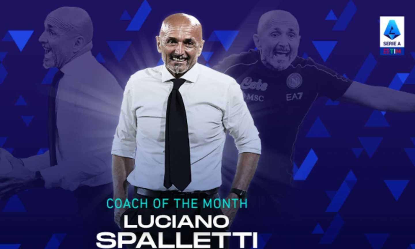 Napoli: Spalletti è il miglior tecnico della Serie A del mese di settembre