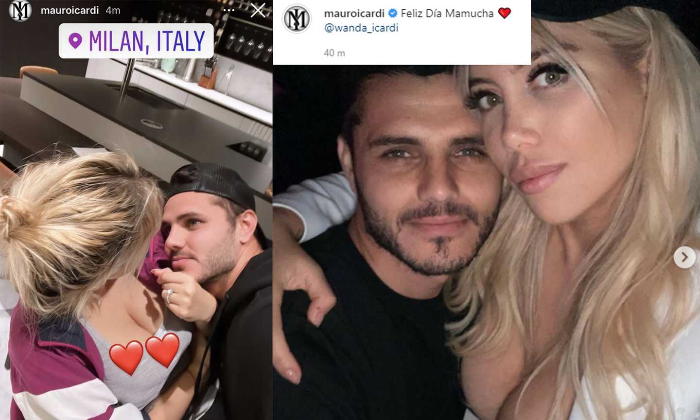 Icardi vola a Milano da Wanda e posta la FOTO insieme. Due cuori per farsi perdonare?