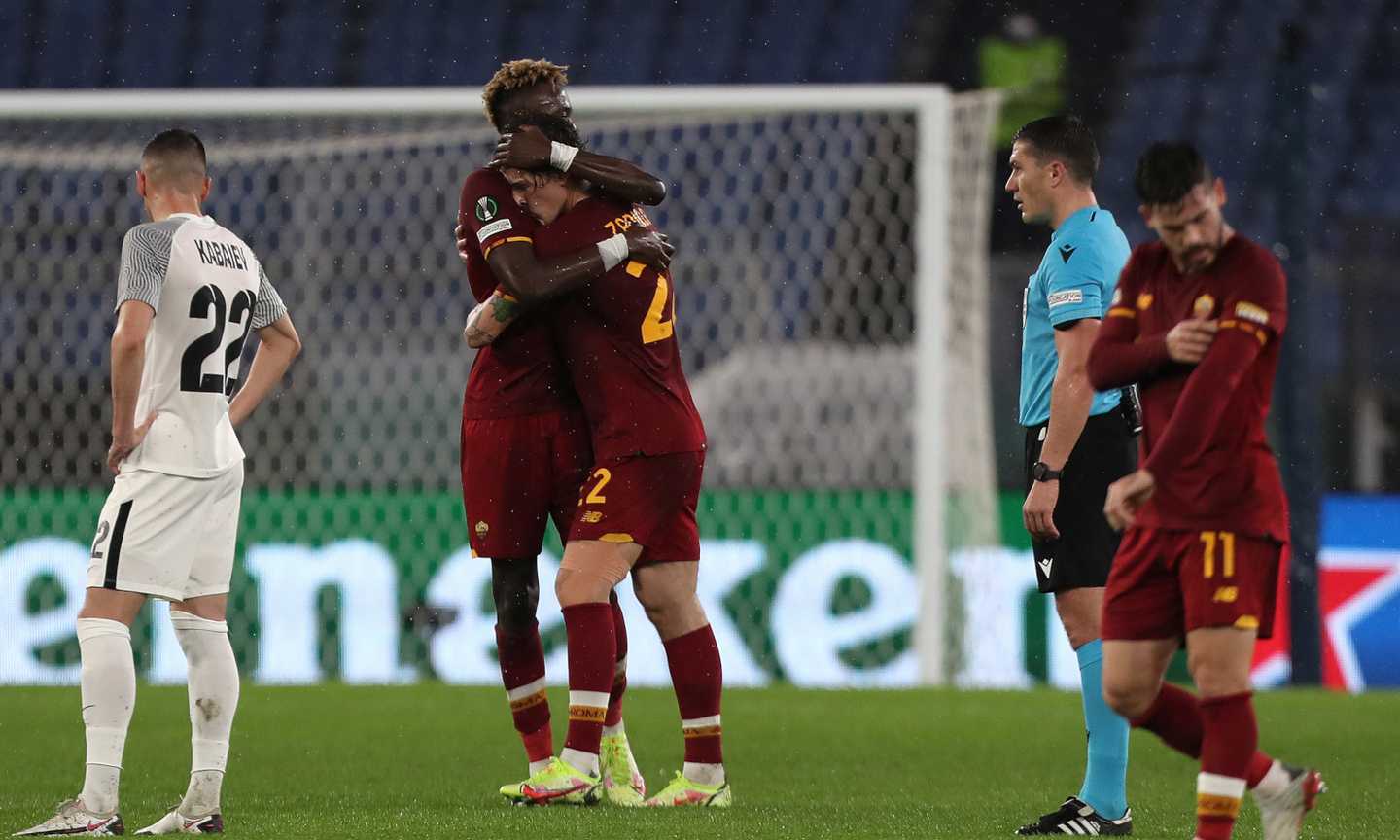 Roma-Zorya 4-0: il tabellino