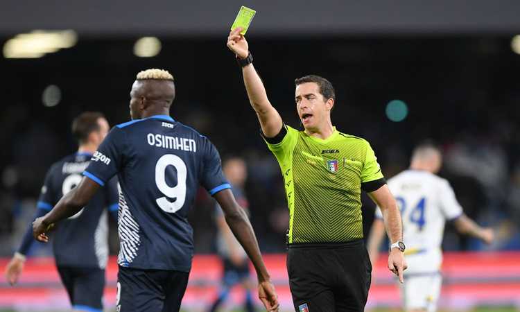 Arbitri Serie A: ancora fermo Maresca. Juve-Atalanta ad Ayroldi, Orsato per Napoli-Lazio