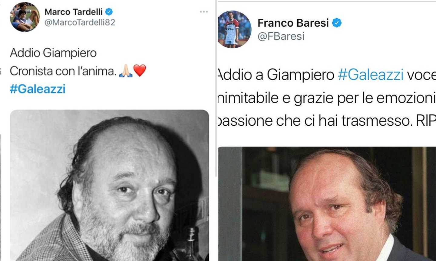 Addio Galeazzi, il ricordo sui social: 'Ciao Bisteccone', 'Le sue parole resteranno immortali' FOTO