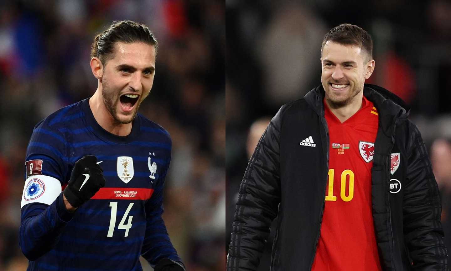 Deludenti con la Juve, brillanti in Nazionale: Rabiot e Ramsey, gol per il mercato