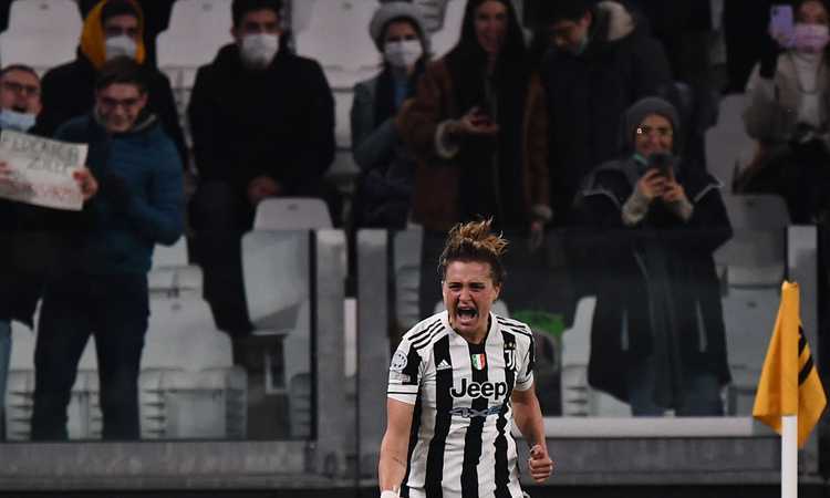 Super Girelli, le Juventus Women non mollano mai: 2-2 al Wolfsburg, il sogno è ancora vivo