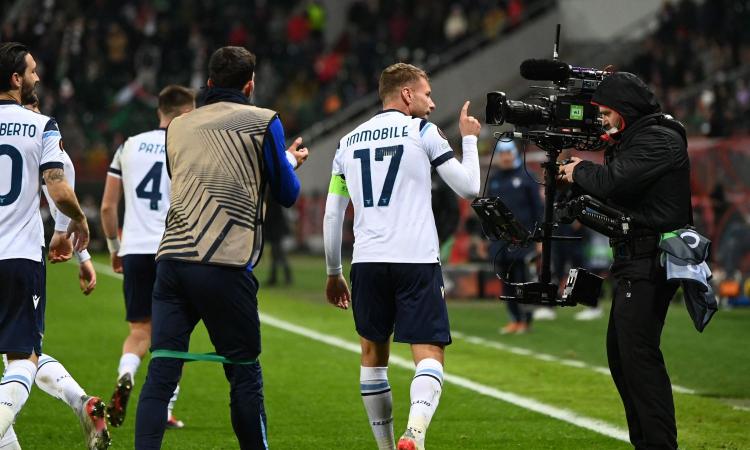 Il solito Immobile e Pedro schiantano la Lokomotiv Mosca: ora la Lazio si gioca gli ottavi di Europa League