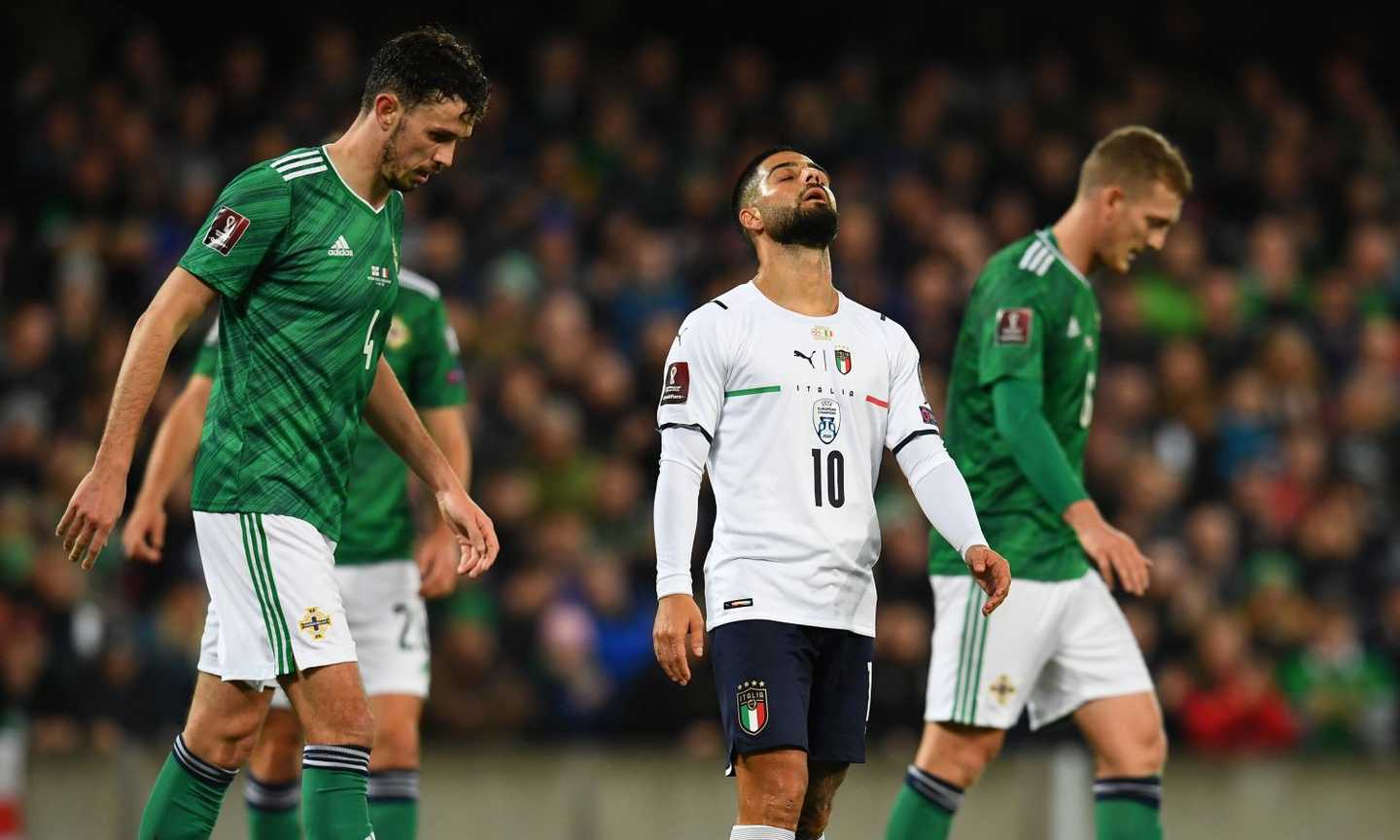 L'Italia delude e non passa a Belfast: 0-0 con l'Irlanda del Nord, gli Azzurri vanno ai playoff