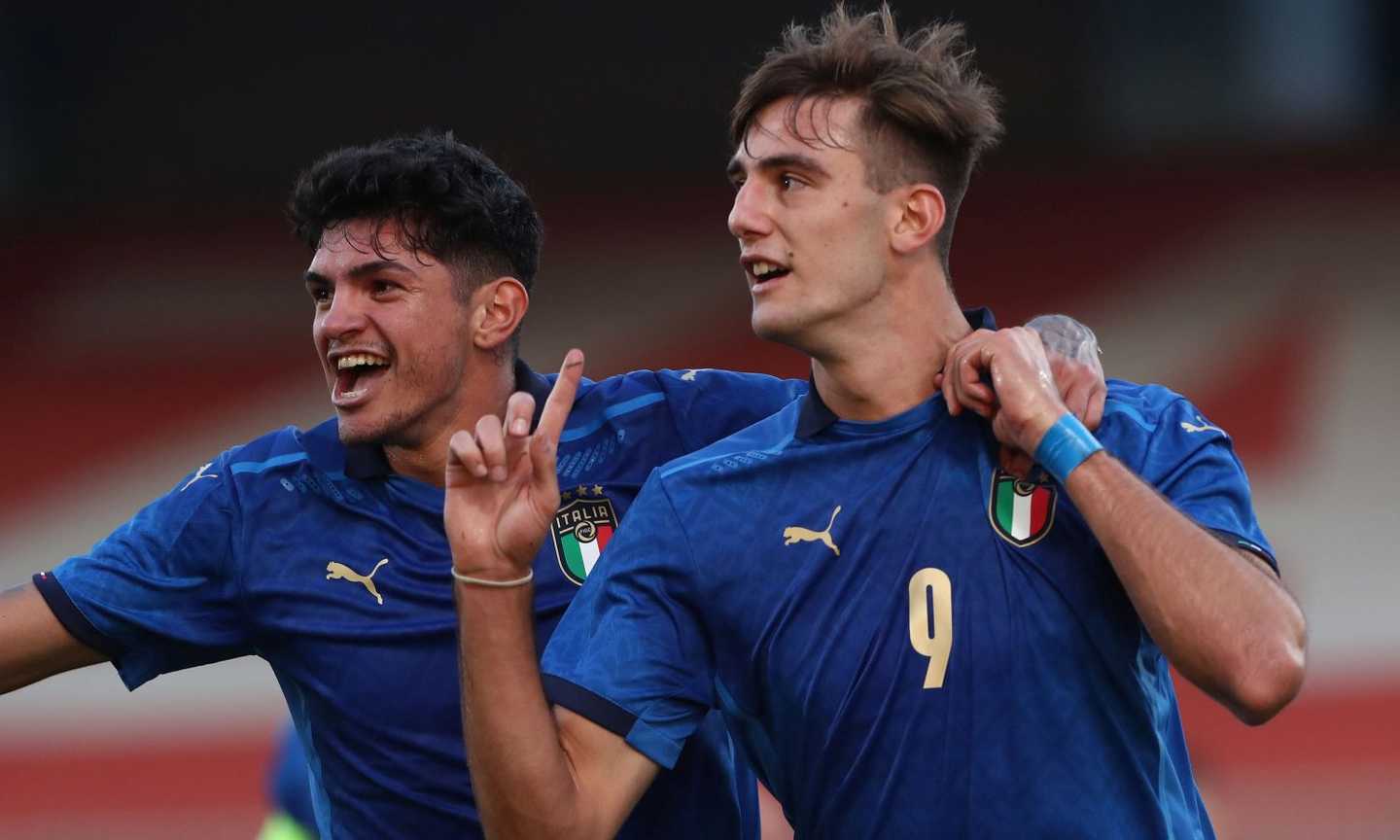 Lucca e Cancellieri lanciano l'Italia Under 21: 2-0 all'Irlanda e -1 dalla Svezia