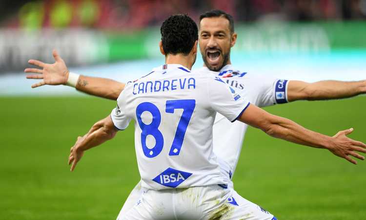Sampdoria, le pagelle di CM: Colley è un muro, Candreva è il solito