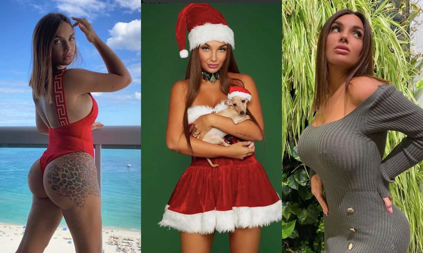 Elettra Lamborghini twerka vestita da Babbo Natale e poi solleva... FOTO E VIDEO  