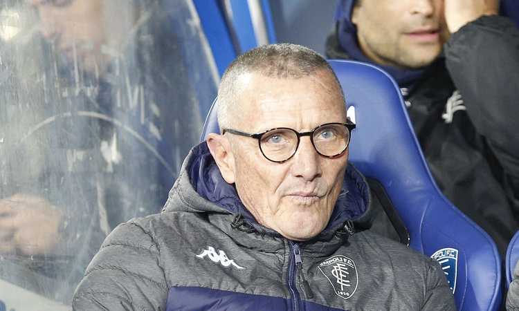 Empoli, Andreazzoli: 'Condizionato il Milan senza perdere la nostra fisionomia. Per me è una partita vinta'