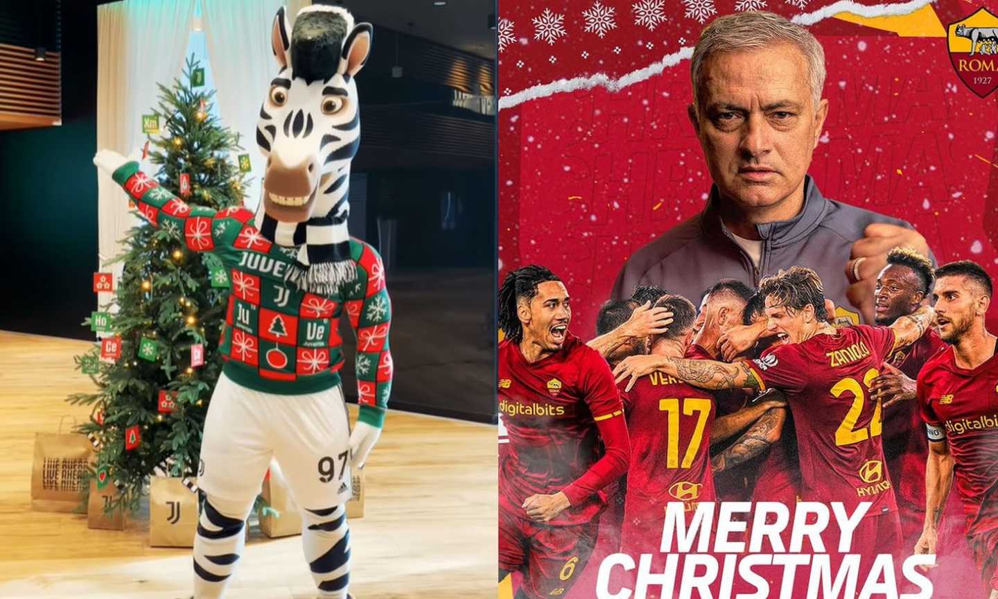 Buon Natale! Gli auguri dal mondo del calcio!