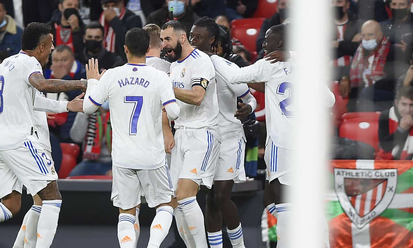 Liga: Atletico ancora ko, 2-1 Granada in rimonta. Benzema lancia il Real Madrid: 2-1 a Bilbao