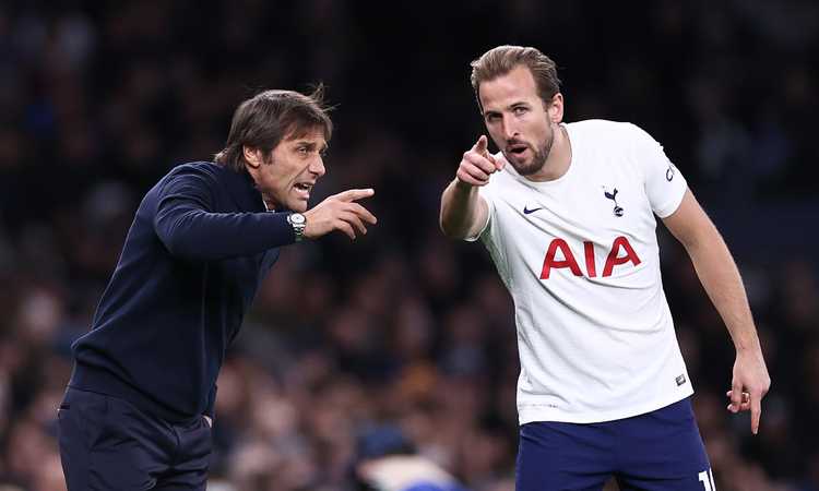 Tottenham: Conte fa una promessa su Kane VIDEO