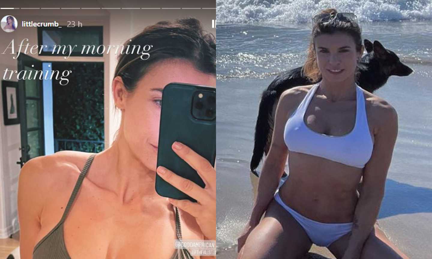 Elisabetta Canalis si gode il sole della California: fra FOTO post allenamenti e corse al mare è in forma super! 