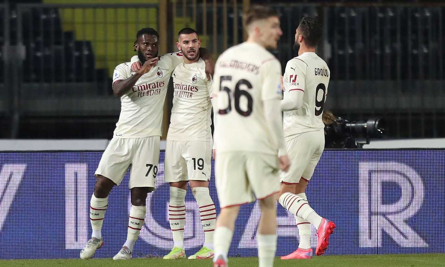 Il Milan si rialza e risponde all'Inter: 4-2 a Empoli