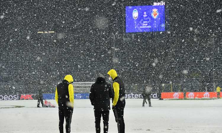UFFICIALE: Atalanta-Villarreal rinviata per neve. Si gioca oggi alle 19