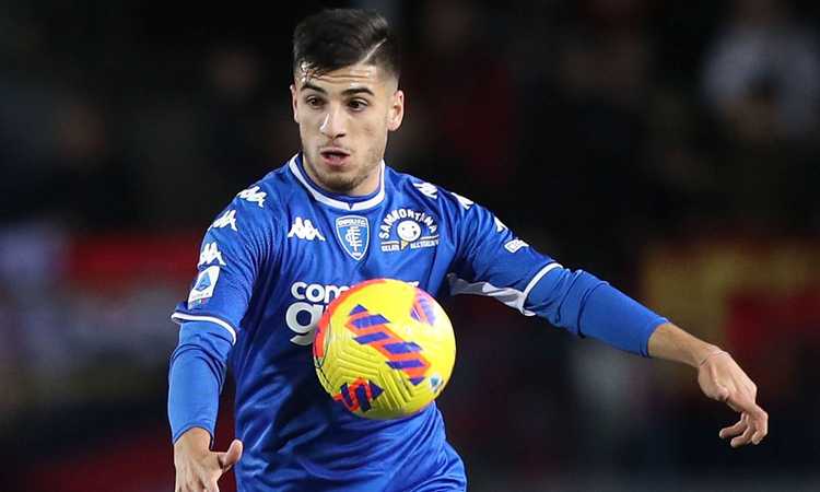 Napoli, contatti per Parisi: piace anche a Inter e Milan, l'Empoli ha fatto una scelta