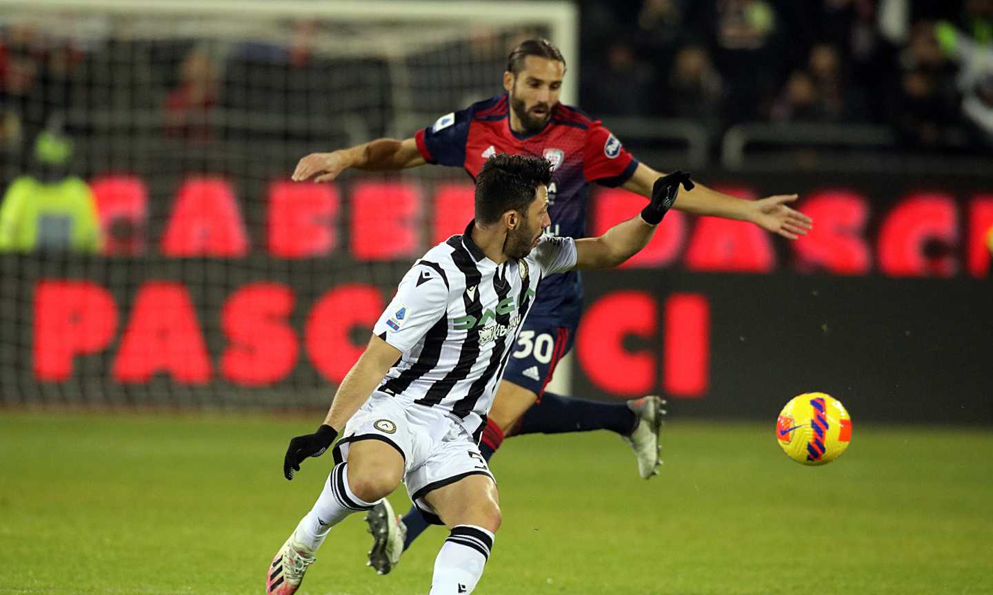 Cagliari-Udinese 0-4: il tabellino