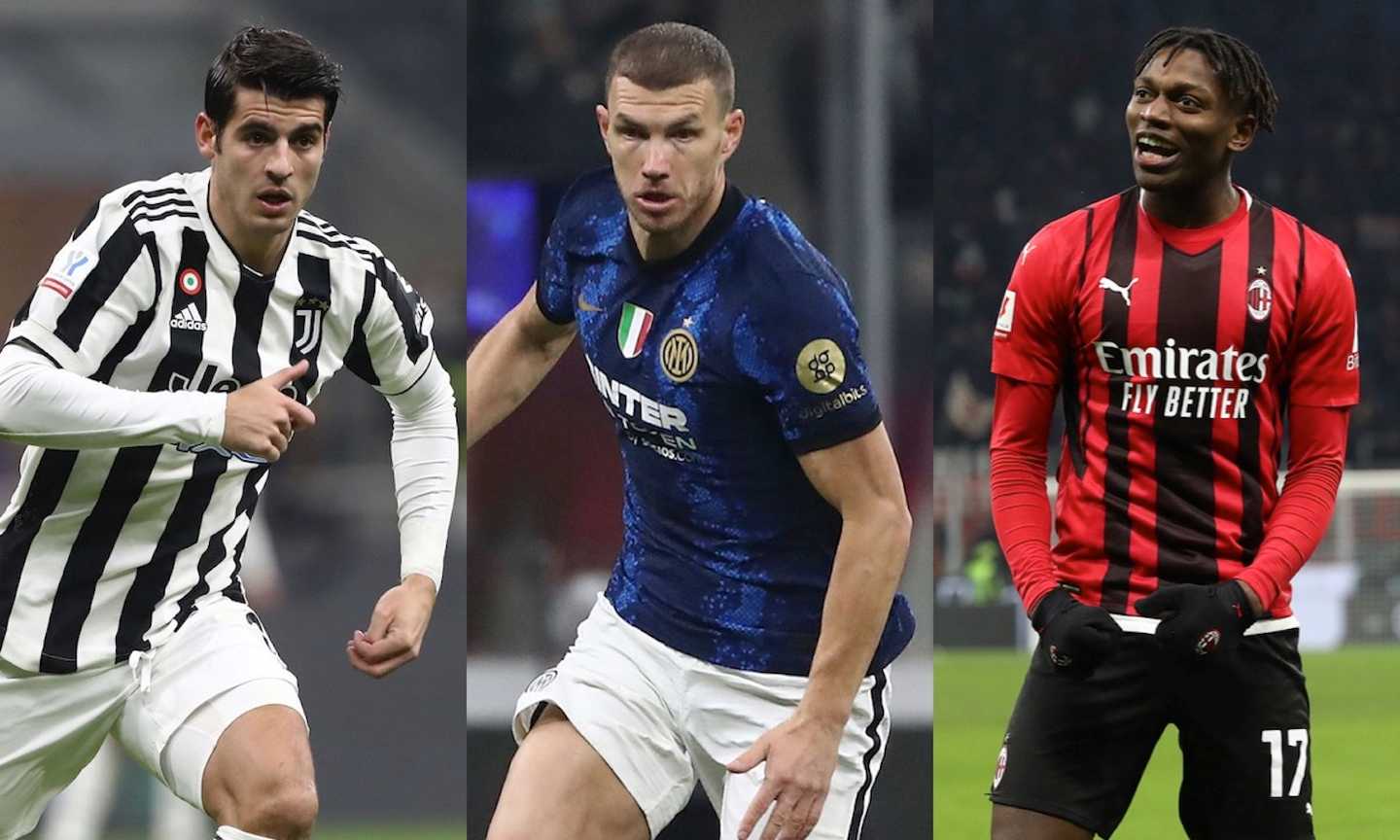 Serie A, le probabili formazioni: tornano titolari Morata, Dzeko e Leao