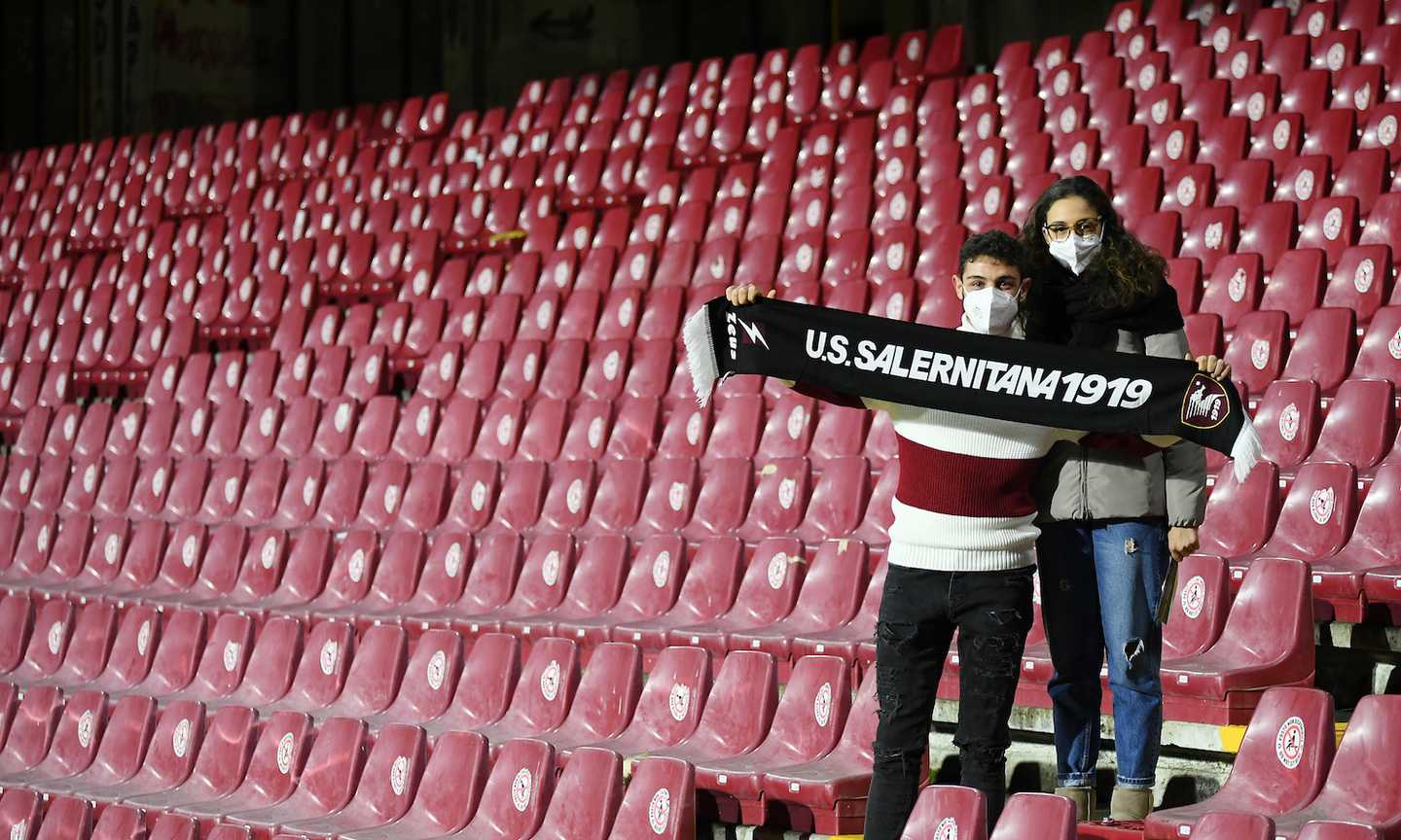 Salernitana-Venezia: sette tifosi sugli spalti, allenamento per gli ospiti 